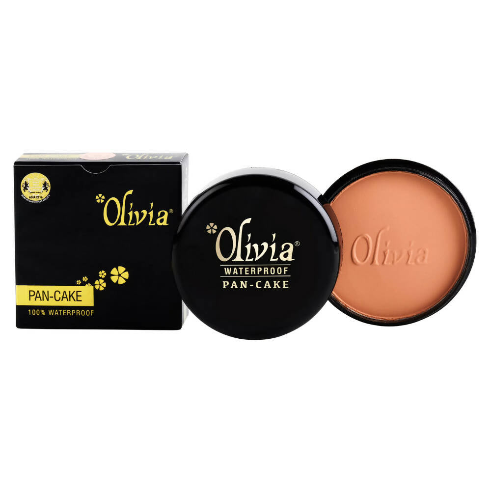 Olivia Waterproof Pan-Cake Foundation - Natural Honey