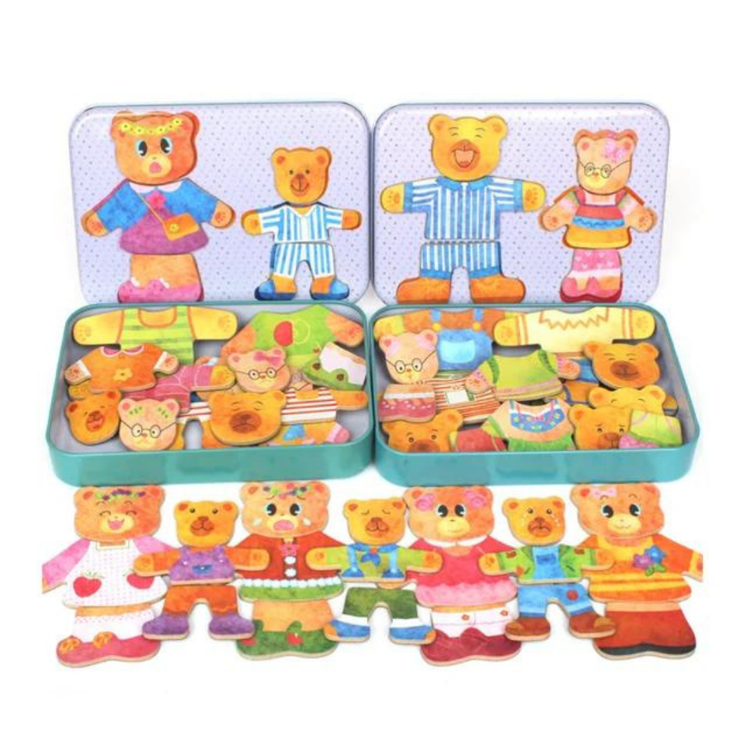 Magnetic Dress up Tin Puzzle - Daily Needs Products