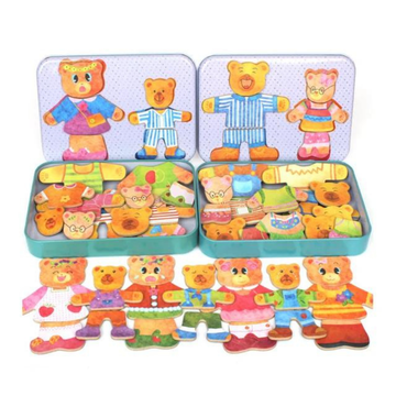 Magnetic Dress up Tin Puzzle - Daily Needs Products