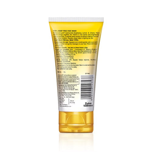 Everyuth Naturals Lemon & Cherry Face Wash