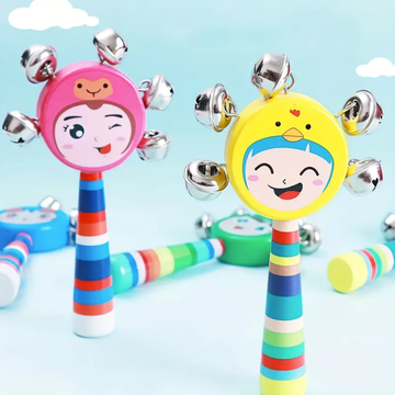 Wooden Face Rattles - Daily Needs Products