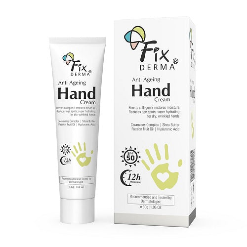 Fixderma Anti Ageing Hand Cream - 30 GM