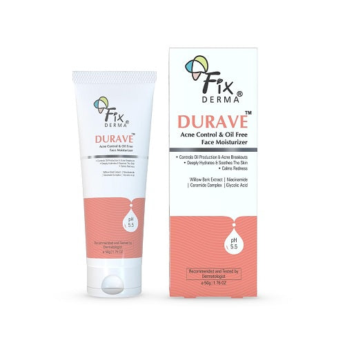 Fixderma Durave Acne Control & Oil Free Face Moisturizer - 50 GM