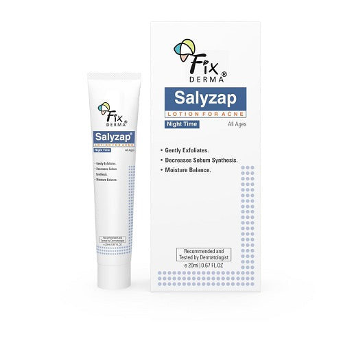 Fixderma Salyzap Night Time Lotion - 20 ML