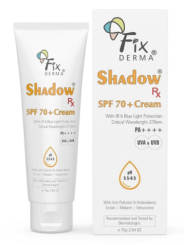 Fixderma Shadow RX Sunscreen SPF 70+ Cream - 75 GM