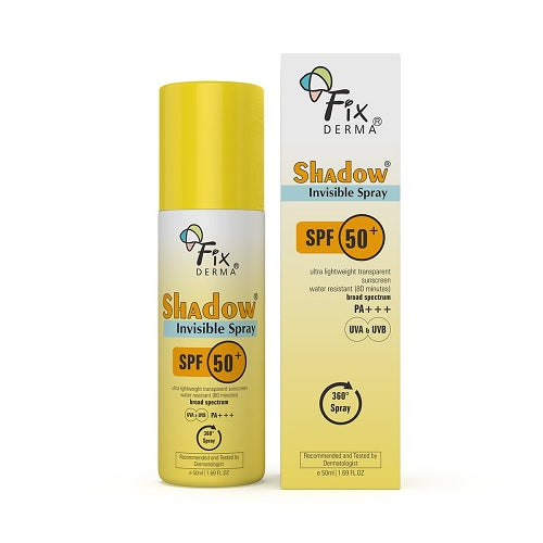 Fixderma Shadow SPF 50+ PA+++ Invisible Spray - 50 ML