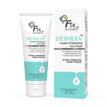 Fixderma Dewrav Gentle & Hydrating Face Wash - 100 ML