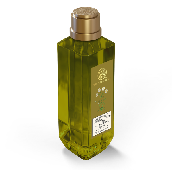 Forest Essentials Ayurvedic Herb Enriched Head Massage Oil Japapatti - 200 ML