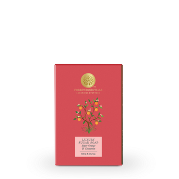 Forest Essentials Luxury Sugar Soap Bitter Orange & Cinnamon - 100 GM