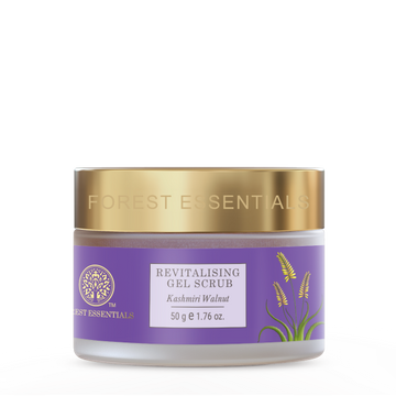Forest Essentials Revitalising Kashmiri Walnut Gel Scrub - 50 GM