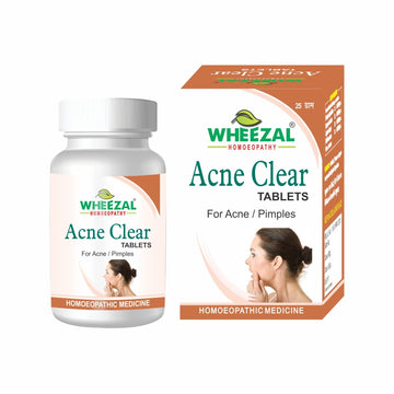 Wheezal Acne Clear Tablets - 25 GM
