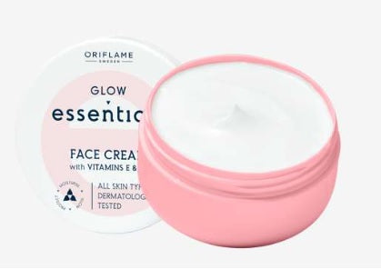 Oriflame Glow Essentials Face Cream with Vitamins E & B3 - 75 ML
