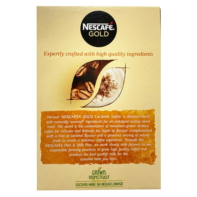 Nescafe Gold Caramel Latte - 136 GM