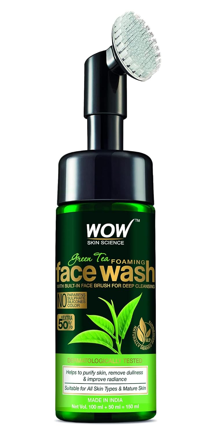 WOW Skin Science Green Tea Foaming Face Wash