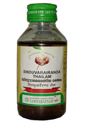 Vaidyaratnam Sinduvarairanda Thailam