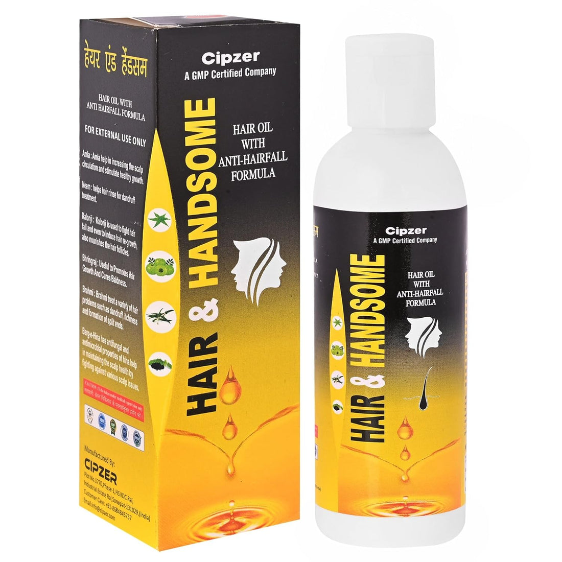 Cipzer Hair & Handsome Oil - 100 ML