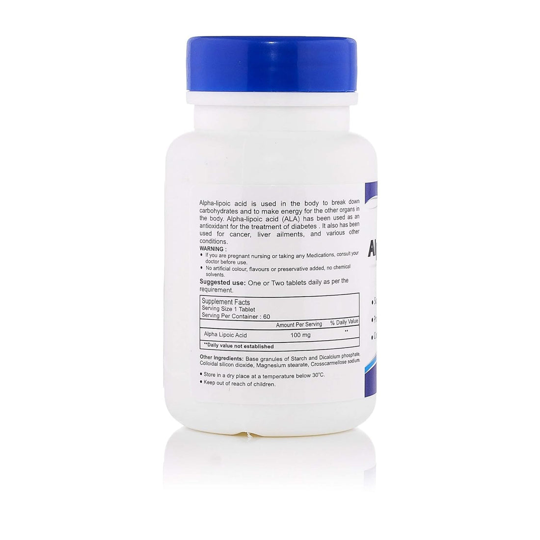 Healthvit Alpha Lipoic Acid Tablet - 60 Tablets