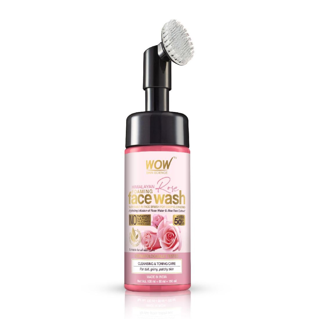 WOW Skin Science Himalayan Rose Foaming Face Wash