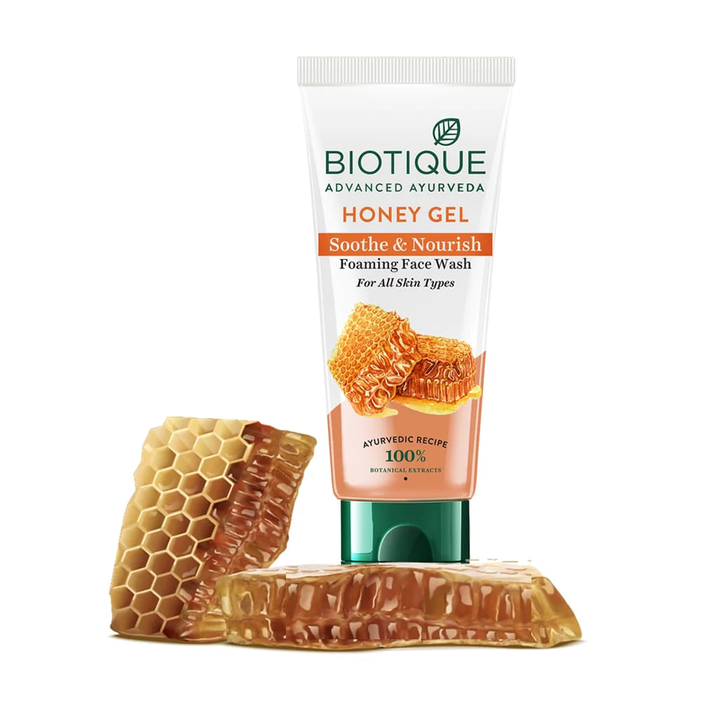 Biotique Honey Gel Soothe & Nourish Foaming Face wash