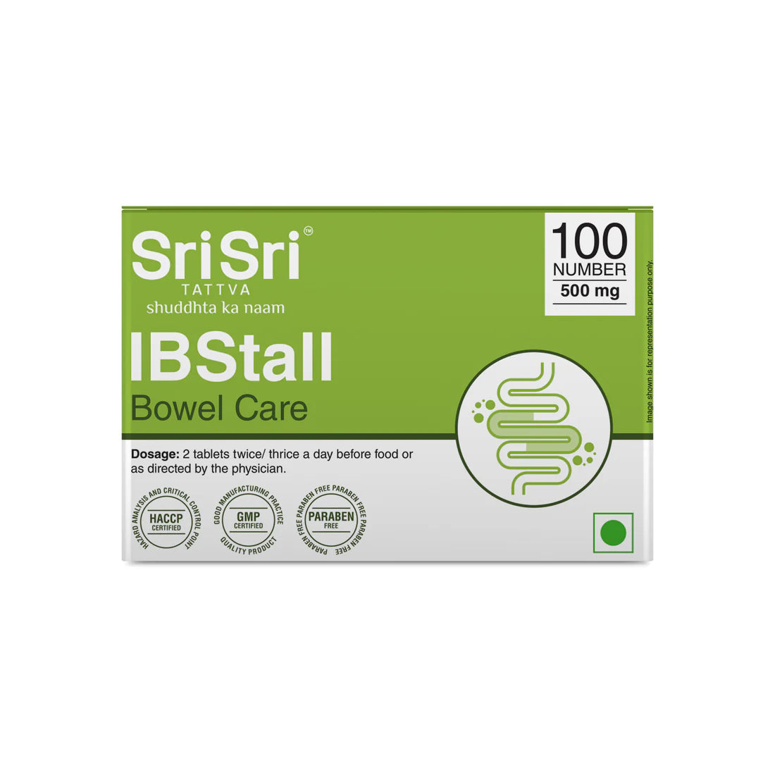 Sri Sri Tattva IBStall Bowel Care Tablets - 100 Nos