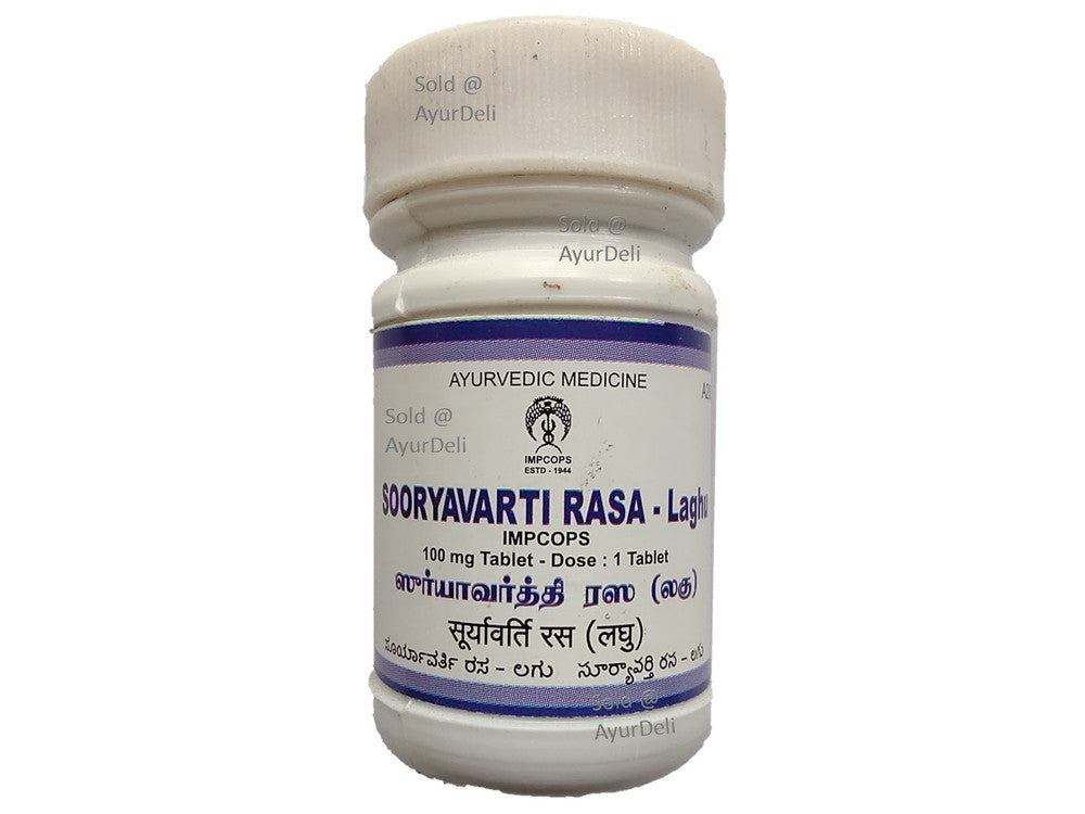 Impcops Ayurveda Sooryavarti Rasa-Laghu Tablets