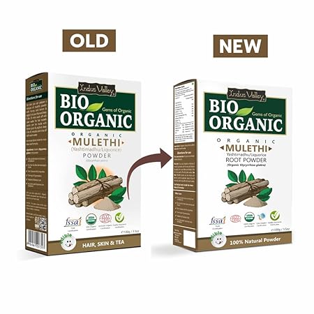 Indus valley Bio Organic Mulethi Powder - 100 GM