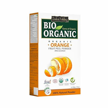 Indus valley Bio Organic Orange Fruit Peel Powder