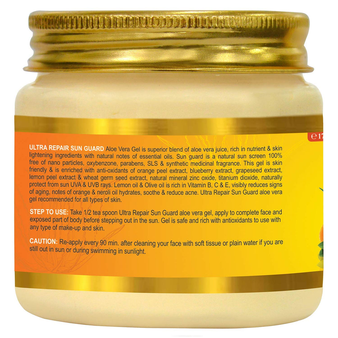 Indus valley Sun Guard Aloe Vera Gel With Lemon & Orange For Ultimate Refreshing Feel