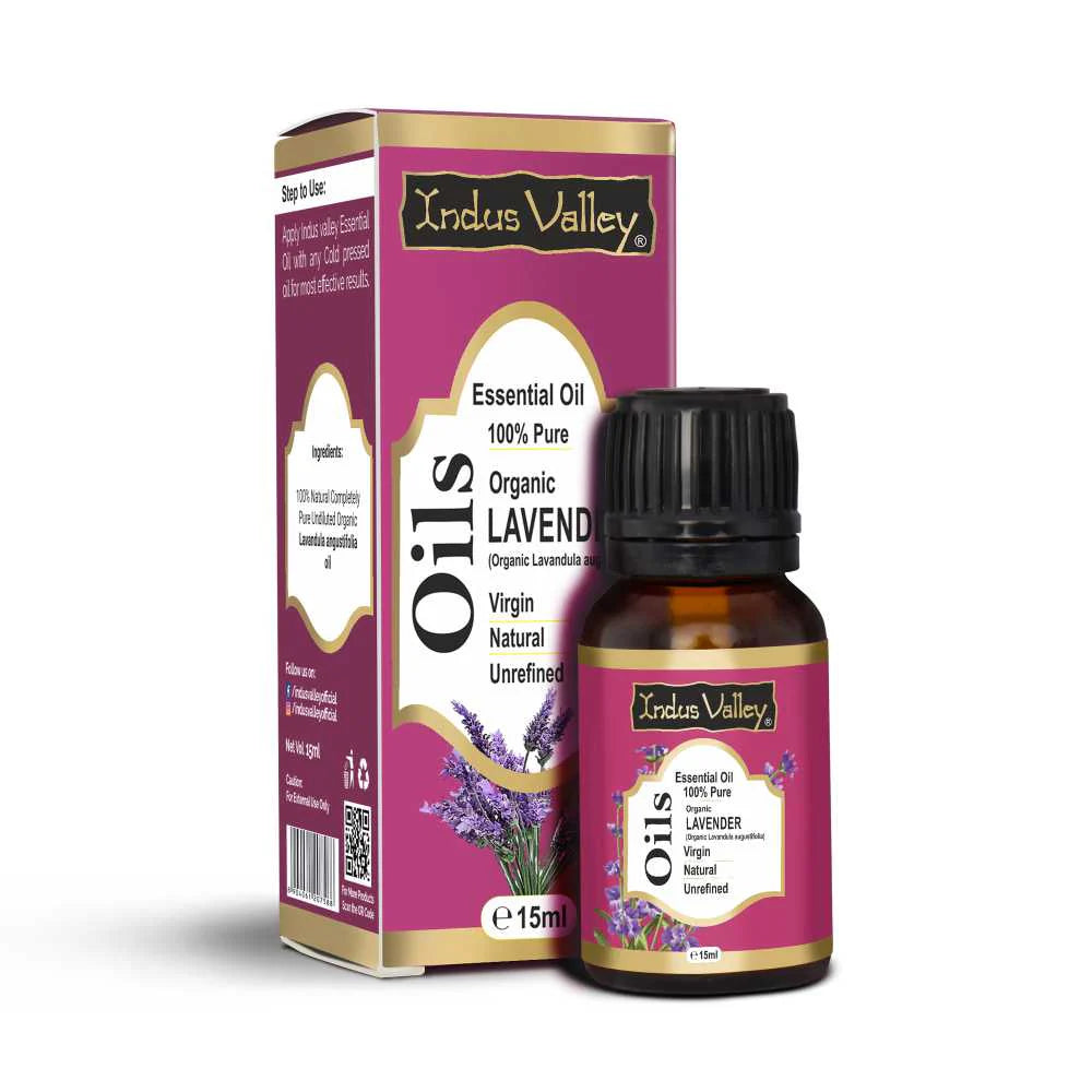 Indus valley Indus valley100% Pure and Natural Lavender Essential Oil For Hair & Face Care