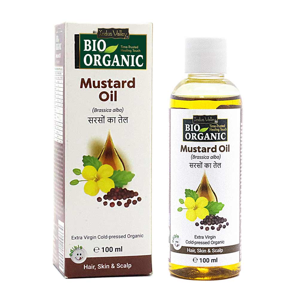 Indus valley Pure & Organic Mustard Carrier Oil - 100 ML