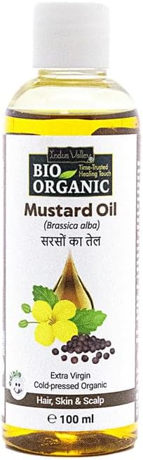 Indus valley Pure & Organic Mustard Carrier Oil - 100 ML