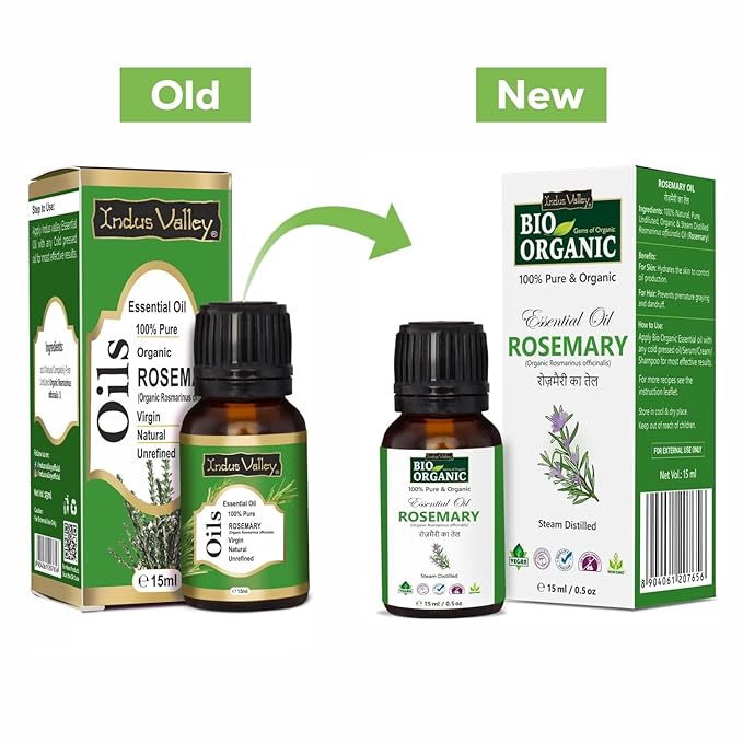 Indus valley Pure & Organic Rosemary Essential Oil - 15 ML