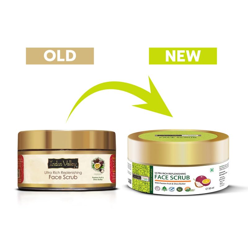 Indus valley Ultra Rich Replenishing Shea Butter Fruit Face Scrub - 50 ML