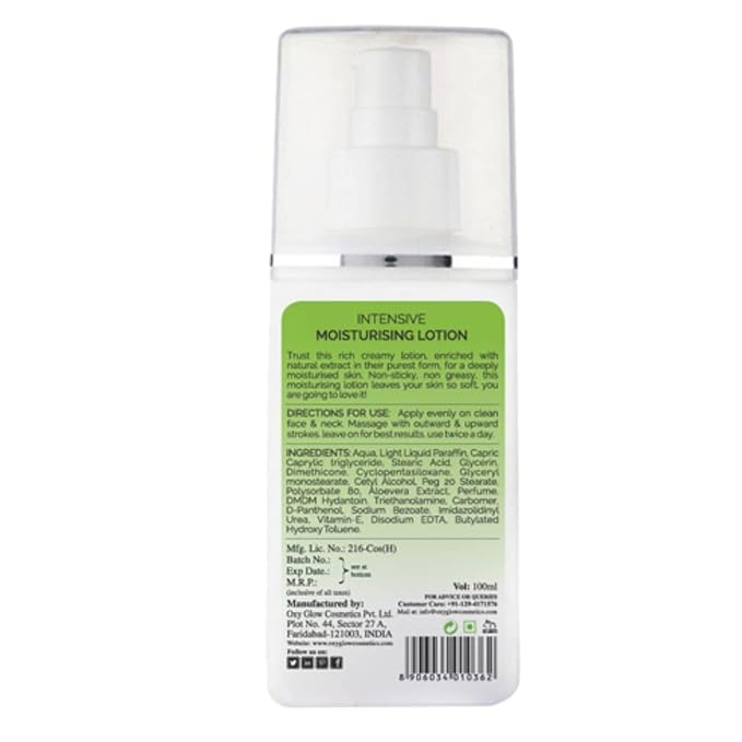 Oxyglow Intensive Moisturizing Lotion - 100 ML