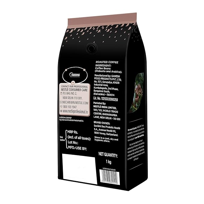Nescafe Intenso Whole Roasted Coffee Beans - 1 KG