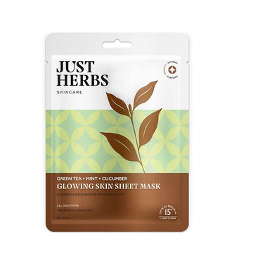 Just Herbs Glowing Skin Sheet Mask - 20 GM