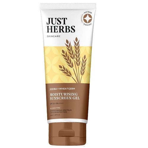 Just Herbs Jojoba + Wheatgerm Moisturising Sunscreen Gel - 50 ML