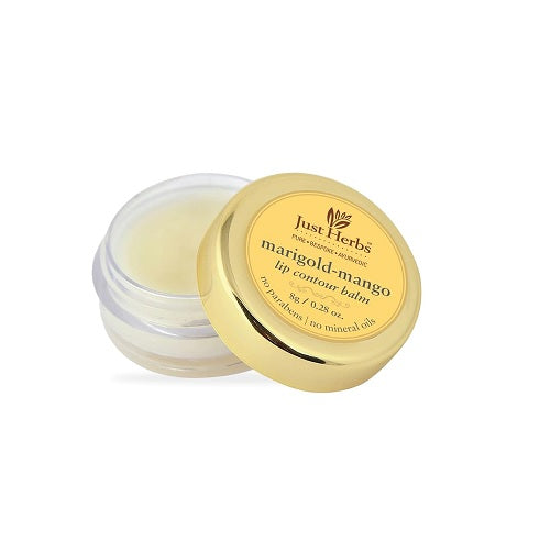 Just Herbs Marigold Mango Lip Contour Balm - 8 GM