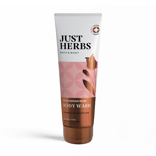 Just Herbs Wild Indian Rose Refreshing Body Wash Gel - 200 ML