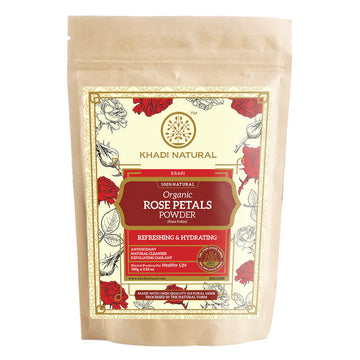 Khadi Natural Organic Rose Petals Powder - 100 GM