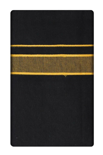 Minister White Cotton Gold bordered Dhoti - Keralavarma - Daily Needs Products