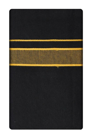 Minister White Cotton Gold bordered Dhoti - Keralavarma - Daily Needs Products