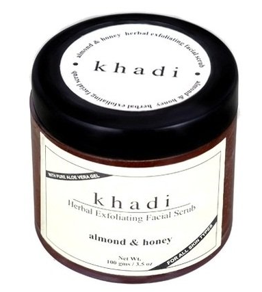 Khadi Natural Almond and Honey Gel Scrub - 100 GM