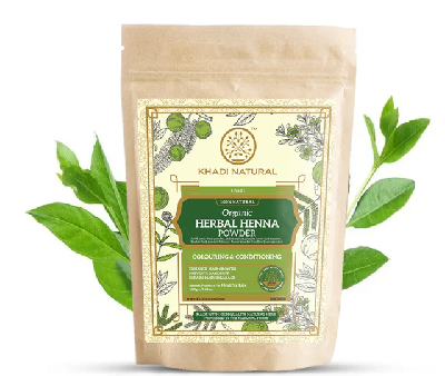 Khadi Natural Herbal Henna Organic Powder - 100 GM