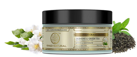 Khadi Natural Jasmine & Green Tea Herbal Foot Crack Cream - 100 GM