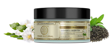 Khadi Natural Jasmine & Green Tea Herbal Foot Crack Cream - 100 GM