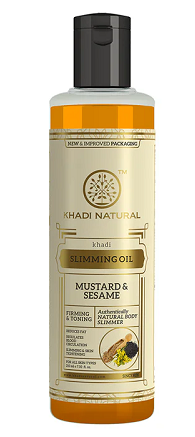 Khadi Natural Mustard & Sesame Slimming Oil - 210 ML