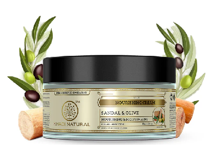 Khadi Natural Sandal & Olive Nourishing Cream - 50 GM
