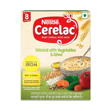 Nestle Cerelac Baby Cereal With Milk Khichdi With Vegetables & Ghee - 300 GM