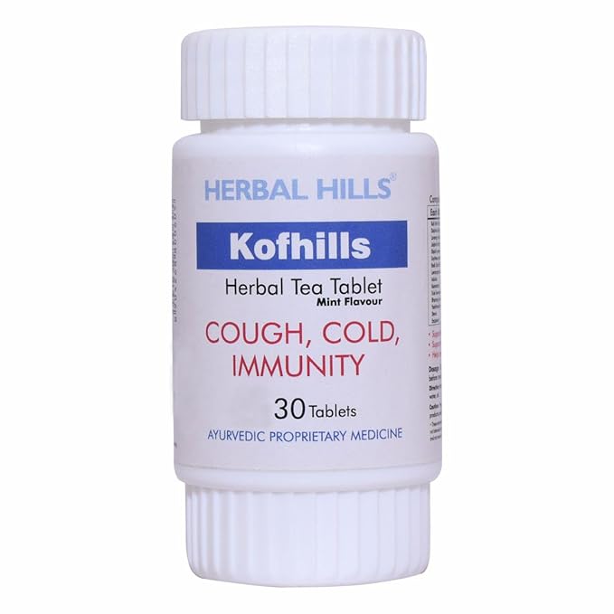 Herbal Hills Kofhills Herbal Tea Tablet Mint Flavour - 30 Tabs